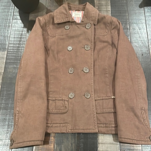 American Eagle Brown Lightweight Jacket - Size Medium - Picture 1 of 7